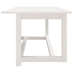 Berkfield Home Coffee Table White 110x55x45 cm Solid Wood Pine - Size: 110 x 55 x 45 cm - thumbnail 4