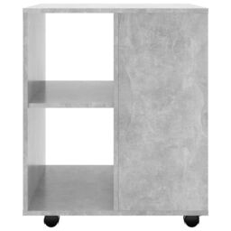 Berkfield Home Rolling Cabinet Concrete Grey 60x53x72 cm Engineered Wood - Size: 60 x 53 x 72 cm - thumbnail 4