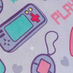 OHS Kids Rug Supersoft Washable Gaming Rugs Bedroom Carpet Mat in Lilac - Size: Medium - thumbnail 5