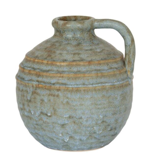 Lemon Pavilion Furniture and Decor Capella Krater Large Jug Vase - Ceramic - L20 x W20 x H23 cm - Grey - image 1