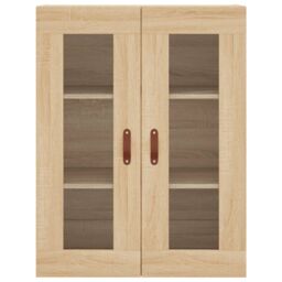 Berkfield Home Highboard Sonoma Oak 69.5x34x180 cm Engineered Wood in Brown - thumbnail 6