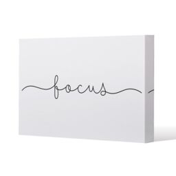 Benjamin Tate Design Text Focus (Canvas Print) / 101 x 77 x 4cm in Natural - Size: 101 x 77 x 4 cm - thumbnail 1