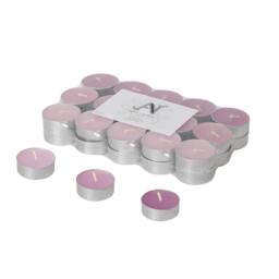 Aroma Naturals Lavender Sage Scented Tealight Candles - 4hr Burn - 30 Pack in Purple - thumbnail 4