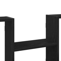 Berkfield Home Wall Shelf Black Oak 99x15x60 cm Engineered Wood - Size: 99 x 15 x 60 cm - thumbnail 8