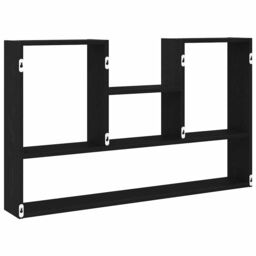 Berkfield Home Wall Shelf Black Oak 99x15x60 cm Engineered Wood - Size: 99 x 15 x 60 cm - thumbnail 7