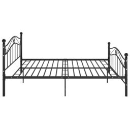 Berkfield Home Bed Frame Black Metal 180x200 cm Super King - thumbnail 4