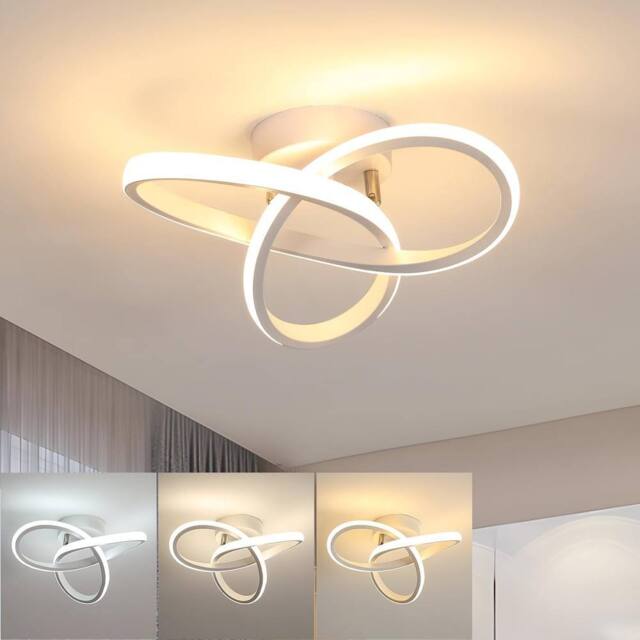 Goeco LED Ceiling Light, 22W, Modern Ceiling Light, 3000K/4500K/6500K, White - image 1