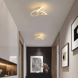 Goeco LED Ceiling Light, 22W, Modern Ceiling Light, 3000K/4500K/6500K, White - thumbnail 7