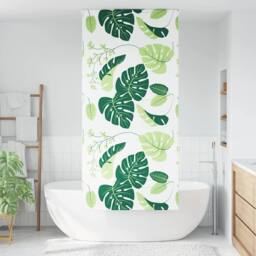 Berkfield Home Shower Roller Blind 90x240 cm Fabric Width 86 cm in Green