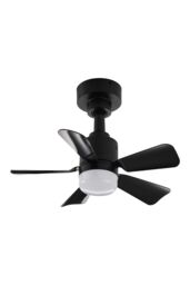 Living and Home Elegant LED Ceiling Fan Light in Black - thumbnail 2
