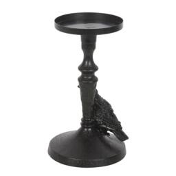 Something Different Pillar Mystic Raven Candle Holder in Black - thumbnail 2