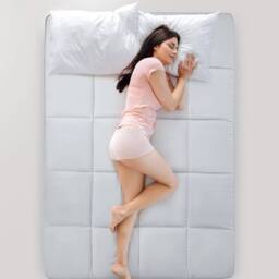 NESTLUNE King Grey Floor Mattress Japanese Futon Mattress - Size: Cot - thumbnail 5
