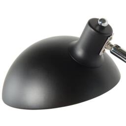 Wyld and Coco Desk Lamp Black Metal 80cm Adjustable Arm - thumbnail 5