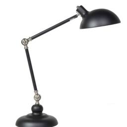 Wyld and Coco Desk Lamp Black Metal 80cm Adjustable Arm - thumbnail 2