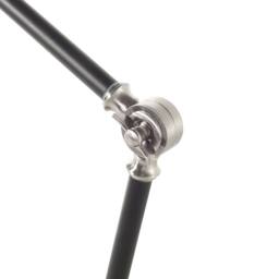 Wyld and Coco Desk Lamp Black Metal 80cm Adjustable Arm - thumbnail 6