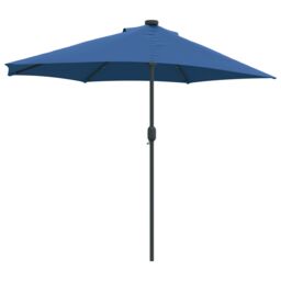 Berkfield Home Garden Parasol Azurblau Large Fabric in Blue - thumbnail 7