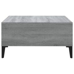 Berkfield Home Modern Coffee Table Grey Sonoma 60x60x30 cm Engineered Wood - Size: 60 x 60 x 30 cm - thumbnail 4