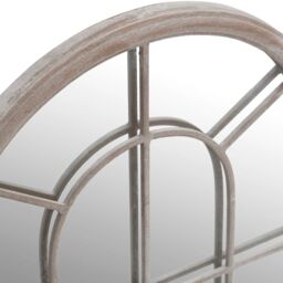 Berkfield Home Mirror Sand 60x45 cm Iron for Indoor Use in Cream - thumbnail 5
