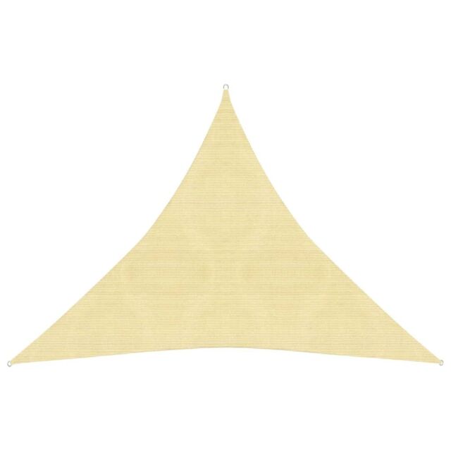 Berkfield Home Sunshade Sail 160 g/m ² Beige 4x4x4 m HDPE - image 1