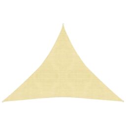 Berkfield Home Sunshade Sail 160 g/m ² Beige 4x4x4 m HDPE - thumbnail 1