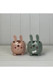 KDMD Mixed Pink & Green Rabbit Pot - 14mm - thumbnail 2
