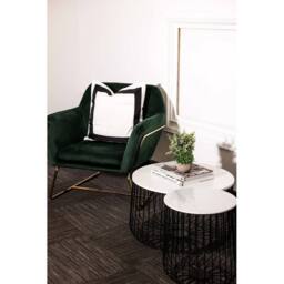 Lemon Pavilion Furniture Charles Armchair - Velvet - L66 x W75.5 x H76.5 cm - Racing Green - Size: 1 Pack - thumbnail 5