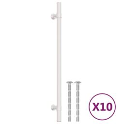 Berkfield Home Cabinet Handles 10 pcs Silver 224 mm Stainless Steel - thumbnail 2