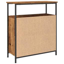 Berkfield Home Sideboard Old Wood 70x30x80 cm Engineered Wood in Brown - Size: 70 x 30 x 80 cm - thumbnail 6