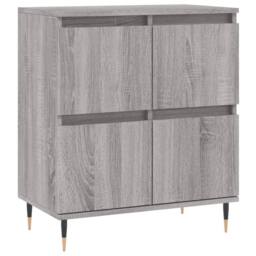 Berkfield Home Sideboard Grey Sonoma 60x35x70 cm Engineered Wood - Size: 60 x 35 x 70 cm - thumbnail 3