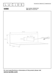 Lucide 'SEBO' Modern Non Dimmable Wall Mountable Bedside LED Lamp 1xE27 in Black - thumbnail 6