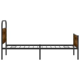 Berkfield Home Bed Frame without Mattress 100x200 cm Sonoma Oak Engineered Wood in Light Brown - thumbnail 6