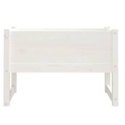 Berkfield Home Planter White 78x40x52 cm Solid Wood Pine - Size: 78 x 40 x 52 cm - thumbnail 4