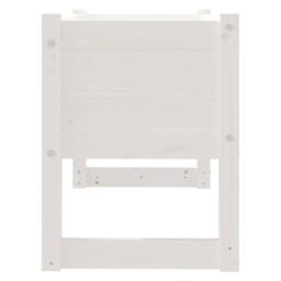 Berkfield Home Planter White 78x40x52 cm Solid Wood Pine - Size: 78 x 40 x 52 cm - thumbnail 5