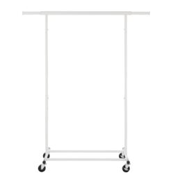 House of Home Heavy Duty White Clothes Rail Adjustable Width & Height - thumbnail 2