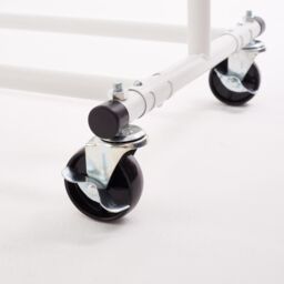 House of Home Heavy Duty White Clothes Rail Adjustable Width & Height - thumbnail 6