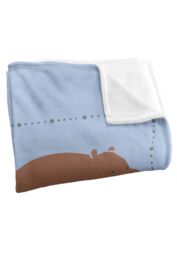 Cartoon Network We Bare Bears Grizz Pan Pan Ice Bear Silky Touch Super Soft Throw Blanket 152 X 127 cm in White - thumbnail 3