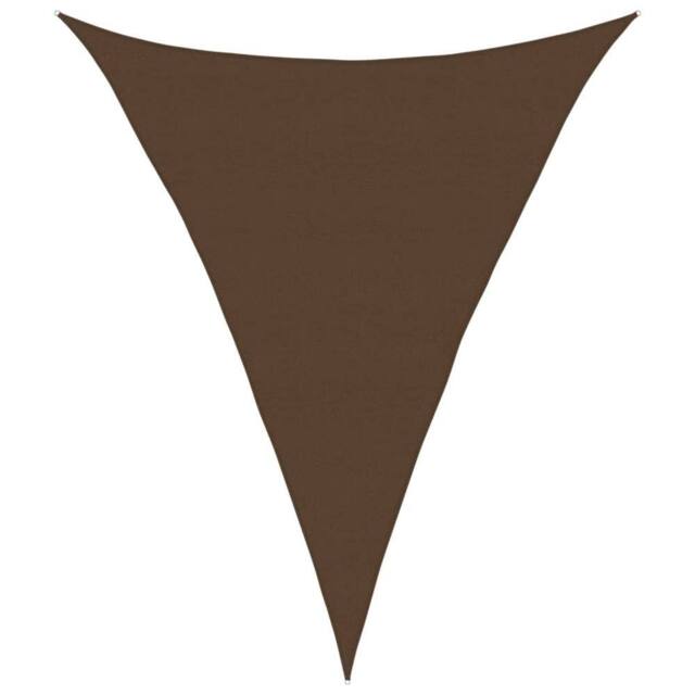 Berkfield Home Sunshade Sail 160 g/m ² Brown 5x6x6 m HDPE - image 1
