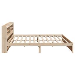 Berkfield Home Bed Frame with Headboard without Mattress 180x200 cm Super King in Light Brown - thumbnail 7