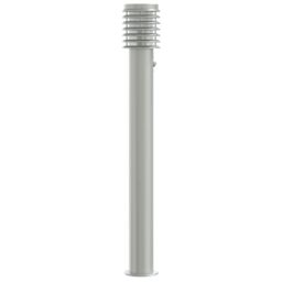 Berkfield Home Outdoor Floor Lamp with Sensor Silver 110cm Stainless Steel - thumbnail 5