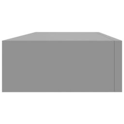 Berkfield Home Wall-mounted Drawer Shelf Grey 60x23.5x10cm MDF - Size: 60x23.5x10 cm - thumbnail 6