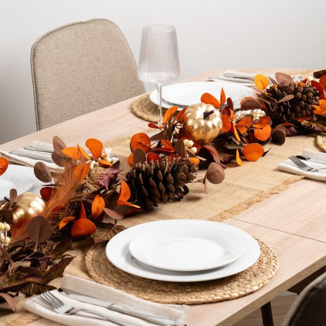 Scottish Everlastings Ltd 150cm Premium Garland Brown / Gold - image 1