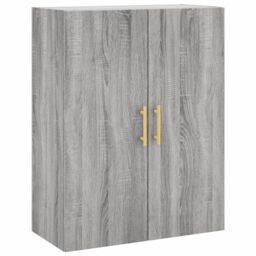 Berkfield Home Highboard Grey Sonoma 69.5x34x180 cm Engineered Wood - thumbnail 5