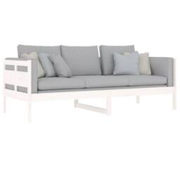 Berkfield Home Beautiful Day Bed White Solid Wood Pine 80x200 cm - thumbnail 8