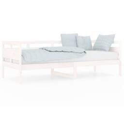 Berkfield Home Beautiful Day Bed White Solid Wood Pine 80x200 cm - thumbnail 3