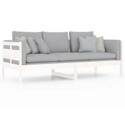 Berkfield Home Beautiful Day Bed White Solid Wood Pine 80x200 cm - thumbnail 7