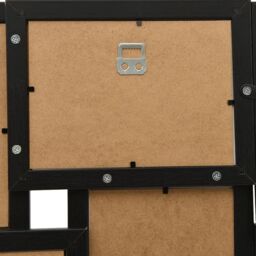 Berkfield Home Collage Photo Frame for 24x(13x18 cm) Picture Black MDF - Size: 13x18 cm - thumbnail 5