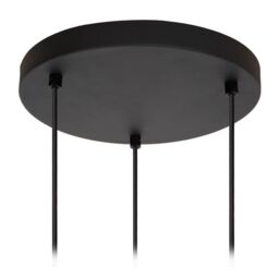 Lucide 'ELOISE' Dimmable Adjustable Indoor Stylish Modern Pendant Light 3xE27 in Black - thumbnail 5