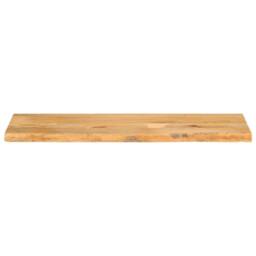 Berkfield Home Table Top Live Edge 100x40x3.8 cm Solid Wood Mango in Brown - thumbnail 3