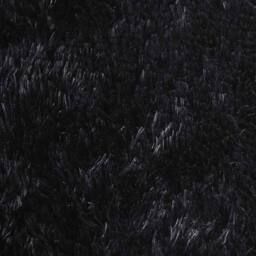 Berkfield Home Shaggy Rug High Pile NAVARRA Black 120x120 cm Polyester - Size: Medium - thumbnail 9
