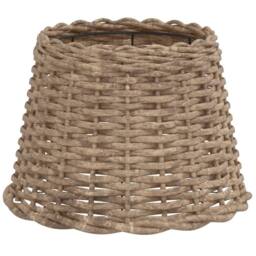 Berkfield Home Lamp Shade Brown √ò30x20 cm Wicker in Light Tan - Size: 30x20 cm - thumbnail 1